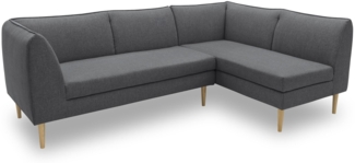 Gartenlounge Ecklounge Braelyn 241x82x159 mit Outdoorbezug anthrazit