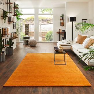 Gabbeh Teppich Jaipur, Farbe: Terra, Größe: 140x200 cm