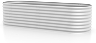 Vitavia Hochbeet "Vita BASIC M", aluminium blank, 242 x 82 x 63 cm (L x B x H)