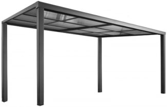 osoltus Terrassendach Veranda freistehend mit Schiebedach 4x3 m anthrazit