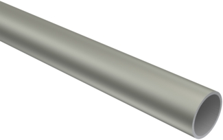 Rundrohr 200 cm, 16 mm Ø Chrom matt