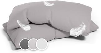 Soft Wonder-Edition Kopfkissenbezüge 2er Set 40x80 cm Mikrofaser Taupe