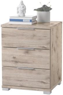 Nachtkommode >Nelli< in Sandeiche - 46x61x42cm (BxHxT)