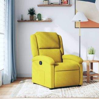 vidaXL Relaxsessel Gelb Samt 371804