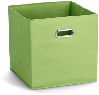 Aufbewahrungsbox mit Griff, Vlies - Grün
