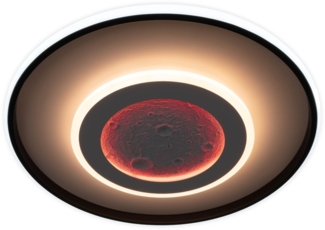 NÄVE LED-Deckenleuchte 1408377, 33W, 1800lm, CCT, weiß/schwarz, 50cm