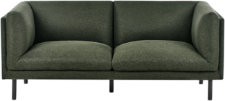 2-Sitzer Sofa Stoff grün VORGOD