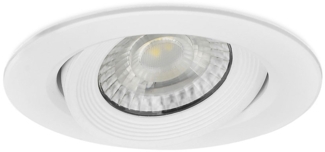 LED Deckenspot Einbauspot 5W schwenkbar IP20 6500K Kaltweiß Ø90mm