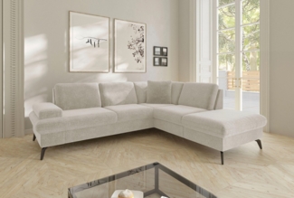 sit&more Ecksofa Morris Jubi L-Form, B: 238 cm, mit Armteilfunktion & 1 Zierkissen, optional Bettfunktion