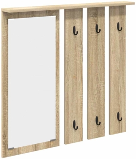 vidaXL Wandmontierter Kleiderständer Sonoma-Eiche 84 x 10 x 80 cm 874493