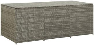 vidaXL Gartenbox Poly Rattan 180x90x70 cm Grau 46479