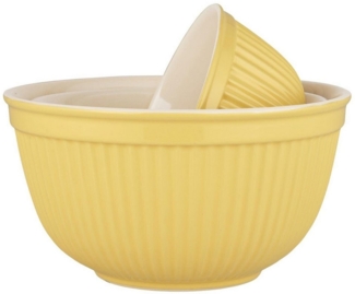 3er Schüssel Set Schüsselsatz Keramik Mynte Lemonade Gelb Ib Laursen 2074-04