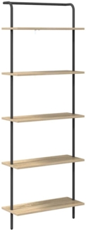 vidaXL Bücherregal Sonoma-Eiche 60 x 24 x 168 cm Holzwerkstoff 879966