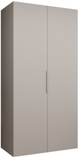 ABIKS MÖBEL Drehtürenschrank MARBELLA 1 Schlafzimmerschrank mit Kleiderstange und Regalen