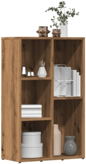 vidaXL Bücherregal Artisan-Eiche 45x25x80 cm Holzwerkstoff 855781
