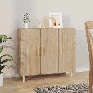 vidaXL Sideboard Sonoma-Eiche 90 x 34 x 80 cm Holzwerkstoff [812495]