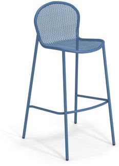2er Set Ronda X Barhocker blau