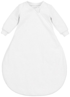 Sterntaler Leichter Schlafsack für Babys, Mit Ärmeln, Reißverschluss, Größe: 50, Weiß