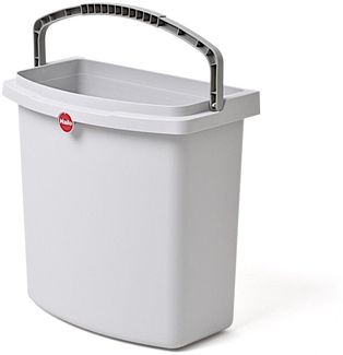 HAILO Multifunktionseimer 1068099 hellgrau für Abfallsorter Rondo