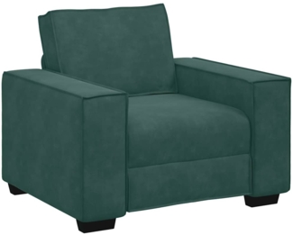 vidaXL Sessel Dunkelgrün 60 cm Samt 4105002