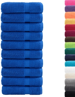 vidaXL 'SOLUND' Premium-Badetücher, 10 Stk., Blau, 70x140 cm