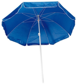 Macma Sonnenschirm Strandschirm / Sonnenschirm / stufenlos verstellbar / Farbe: blau