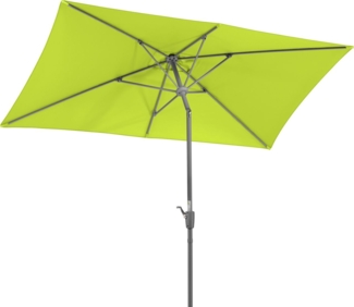 Schneider Schirme 'Tunis' Sonnenschirm, Stahl / Polyester apfelgrün, 270 x 150 cm