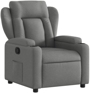 vidaXL Relaxsessel Dunkelgrau Stoff 3205565