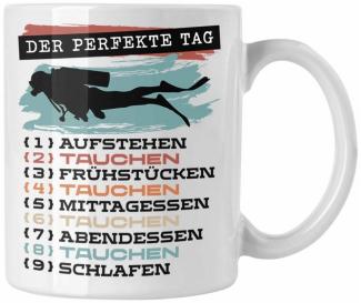 Trendation Tasse Trendation - Taucher Tasse Geschenk Becher Der Perfekte Tag Tauchen Ge