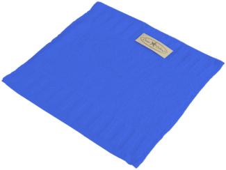 Casa Colori Frottier Seiftuch 30x30cm mittelblau