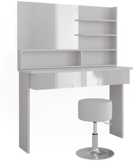 Vicco Schminktisch Weiß 120 cm mit Hocker, Azur