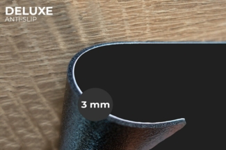 MuchoWow Platzset Schwarz - Einfarbig, (6-St), Platzsets, Tischset, Abwaschbar, Tischsets, Platzdeckchen