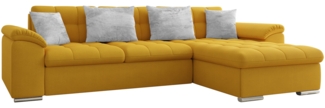 Ecksofa Diana Premium, Seite: Rechts, Farbe: Otusso 14 + Otusso 14 + Sorriso 04