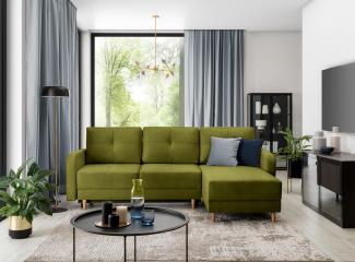 Wohnideebilder Roxi Grün Ecksofas & Eckcouches CO-ROX-U-33LO