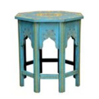Orientalischer Beistelltisch Saada Blau L