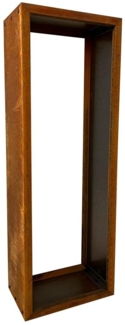 Kaminholzregal Brennholzregal Edelrost 115x40x25 cm Holzregal Rost Cortenstahl