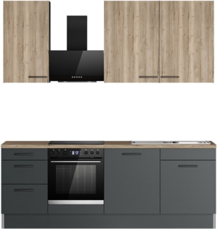 OPTIFIT Küchenzeile Fiona, Breite 230 cm, mit Hanseatic-E-Geräten in Premium oder Basic