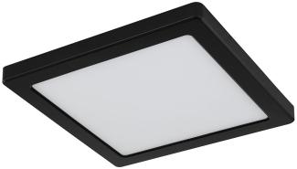 LED Panel Deckenleuchte, schwarz, CCT, Tageslicht, L 21,7 cm