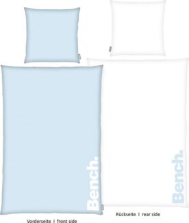 Bench. Wendebettwäsche Bench in Gr. 135x200 oder 155x220 cm, Renforcé, Bettwäsche aus Baumwolle, moderne Bettwäsche mit Wendeoptik