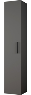 AX LIVING Schmaler Garderobenschrank Rosanno IVR – 40 cm Breite, Grau