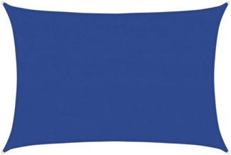 vidaXL Sonnensegel 160 g/m² Rechteckig Blau 4x6 m HDPE 311519