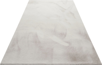 Wecon home Basics Hochflor-Teppich Anna, rechteckig, Höhe: 25 mm, Wohnzimmer, Schlafzimmer, Felloptik, sehr weich und flauschig, Uni