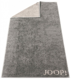 JOOP! Handtuch Waschhandschuh Classic Doubleface Graphit 1600 70, Frottee (1-St), Wendeoptik, Logo, Flauschig, Unifarben