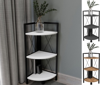 VCM Standregal Insasi 919828 Honig-Eiche H. 87 x B. 34 x T. 34 cm