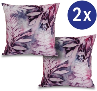 Kissenbezug rosa jungle 50x50 cm