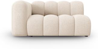 Micadoni Modulares Sofa Lupine 2-Sitzer Links Chenille Helles Beige