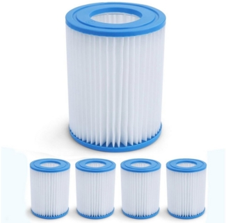 5x Pool Filterkartusche Ersatzfilter Filterpatrone 13,5cm für Bestway Intex
