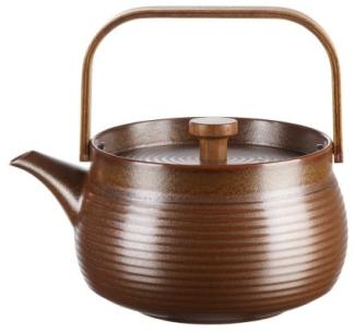 Asa Teekanne mit Holzgriff kitchen‘art Japandi Braun (600ml) 23371238