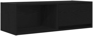 vidaXL TV-Schrank Schwarz Eichen-Optik 80 x 31 x 25,5 cm Holzwerkstoff 861456