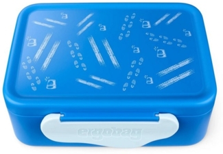 ergobag Lunchbox Brotdose, Tritan, (Brotdose, 1-tlg, Brotdose), Inkl. Trennfach für Obst und Gemüse